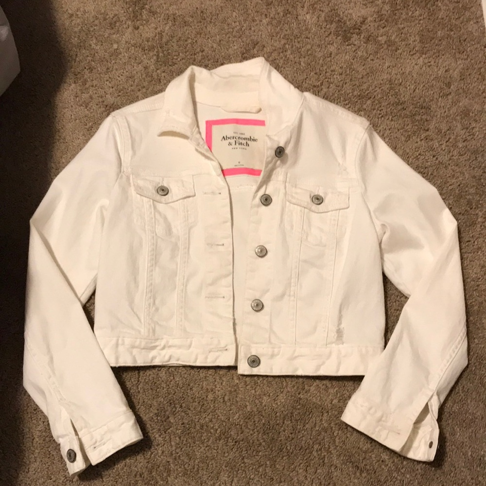 White denim jacket